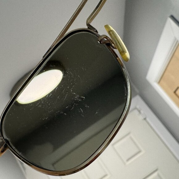 American Optical AO 5 1/2 Gold 1/10 12K GF Vintage Aviator Sunglasses Pilot CN91 - Picture 16 of 16